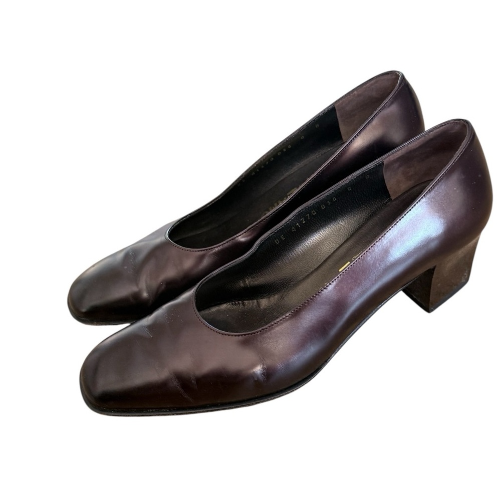 Salvatore Ferragamo Metallic Shine Elegant Brown Women's Shoes